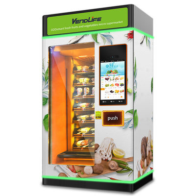  Vegetable And Fruit Fresh Food Automatic Smart Snack Vending Machine Manufacturer