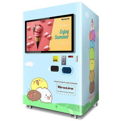 Automatico del gelato distributore 0.85KW all'aperto 4G collegato